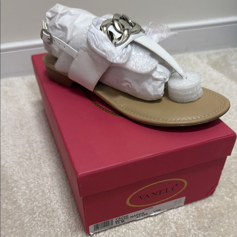 Vaneli Women's White Sandals